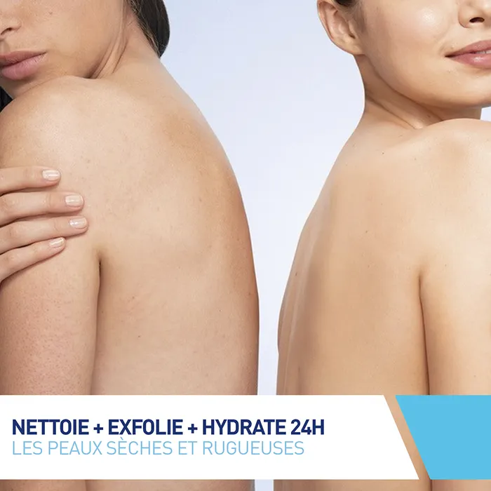 Cerave Body SA Gel Nettoyant Sa Anti-rugosités pour les peaux sèches et rugueuses 473ml – Image 3