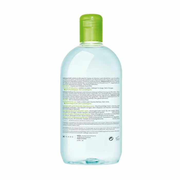 Bioderma Sebium Eau micellaire H2O Peaux grasses 2×500 ml 4.8 étoiles sur 5, valeur de la note moyenne. Read 60 Reviews. Lien sur la même page. 4.8 (60) – Image 8