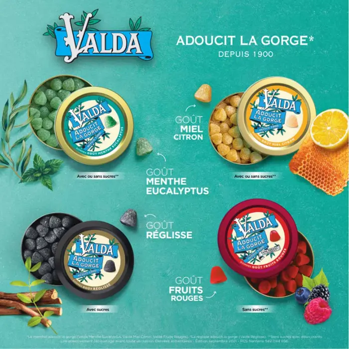Valda Gommes Menthe Eucalyptus 140g – Image 3
