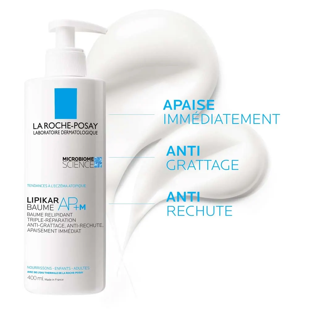 La Roche-Posay Lipikar Baume AP+m Peaux A Tendance Eczema Atopique 400ml – Image 4