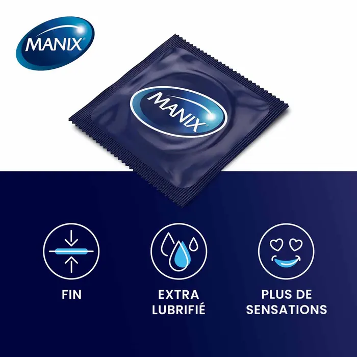 Manix Contact Plus Préservatifs Finesse et Extra Lubrification 12 unités – Image 4