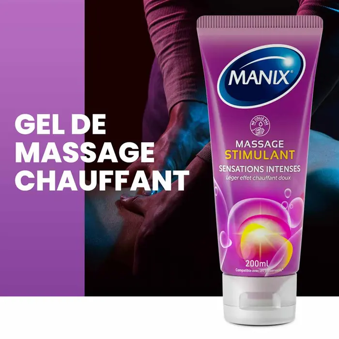 Manix Massage Gel De Massage Stimulant Sensations Intenses 200 ml – Image 6