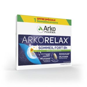 ARKOPHARMA ARKORELAX SOMMEIL FORT 8H 15 COMPRIMÉS