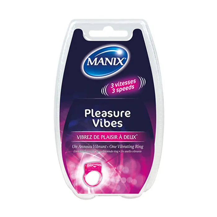 Manix Pleasure Vibes Anneau Vibrant Rose 1 unité – Image 2