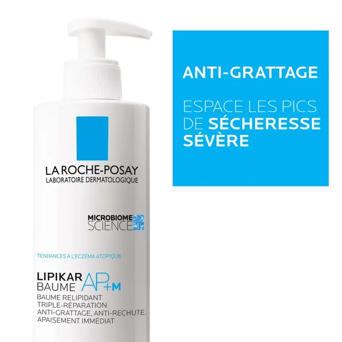 La Roche-Posay Lipikar AP+M Baume Relipidant triple réparation Peaux A Tendance Eczema Atopique 400ml – Image 6