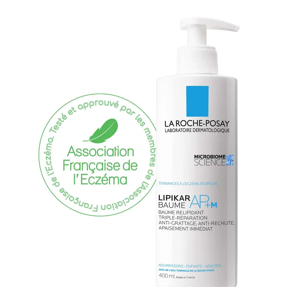 La Roche-Posay Lipikar AP+M Baume Relipidant triple réparation Peaux A Tendance Eczema Atopique 400ml – Image 5