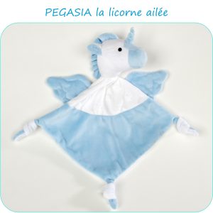 Patron doudou licorne ailée PEGASIA