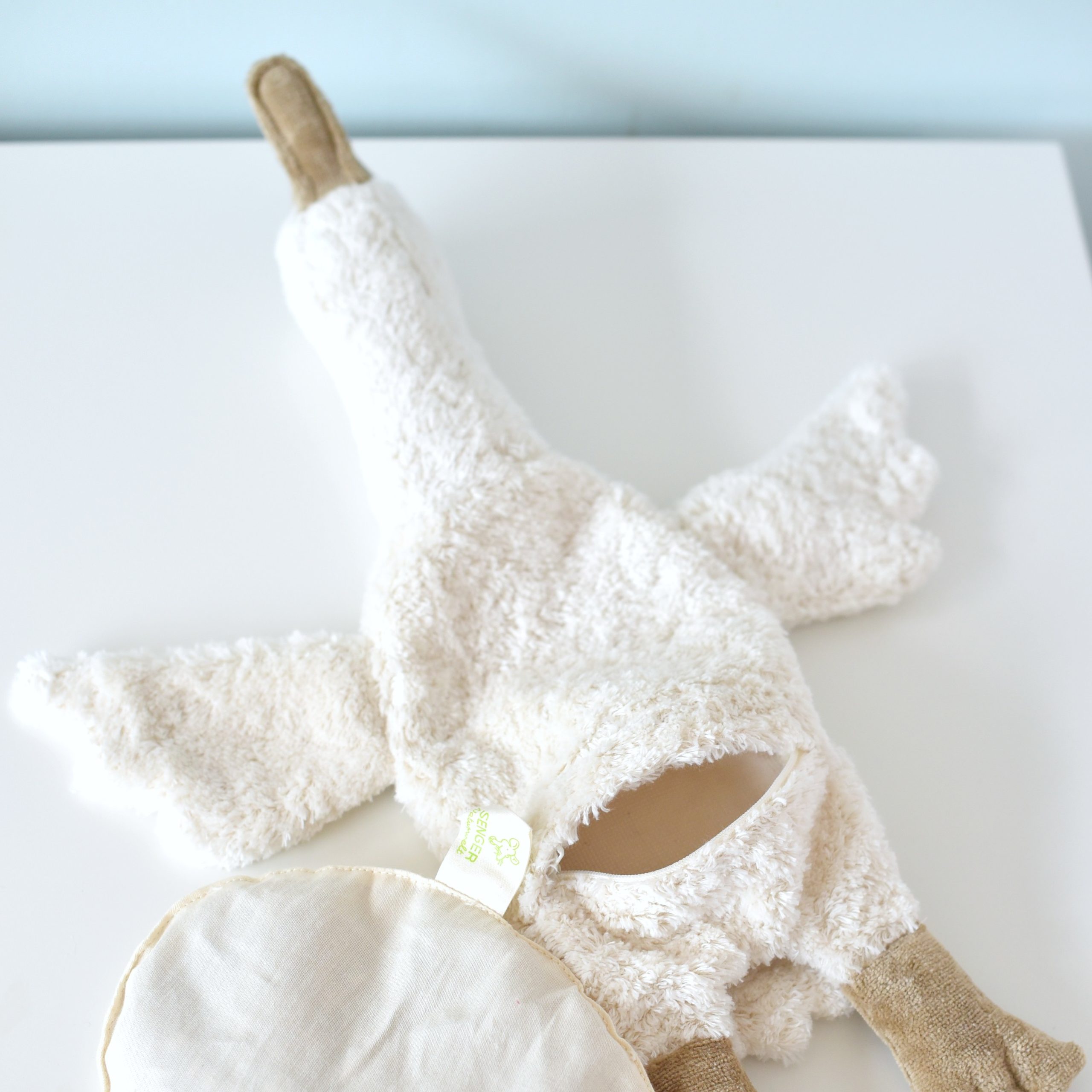 Peluche bouillotte oie (petite) – blanc Senger Naturwelt – Image 8