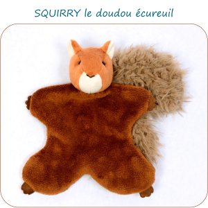 Patron doudou écureuil SQUIRRY