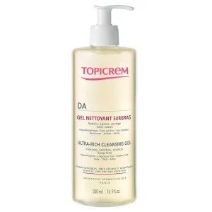 Topicrem DA Gel Nettoyant Surgras Visage Et Corps Peaux Atopiques 500ml