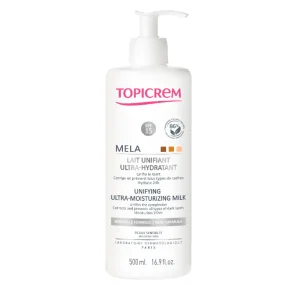 Topicrem Mela Lait Unifiant Ultra Hydratant Peaux Sensibles Mela 500 ml