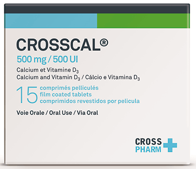 Crosscal® 500 mg + 500 U.I